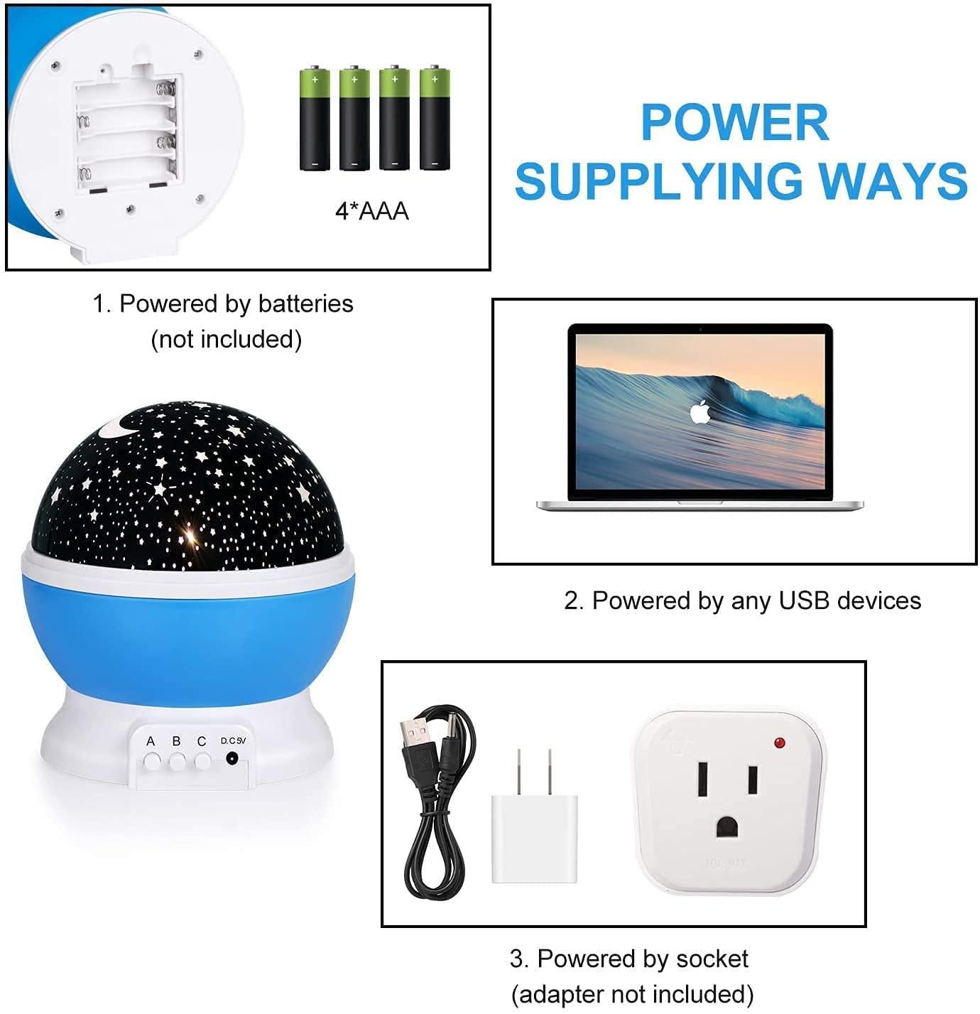 BlendGo Star Moon Night Light