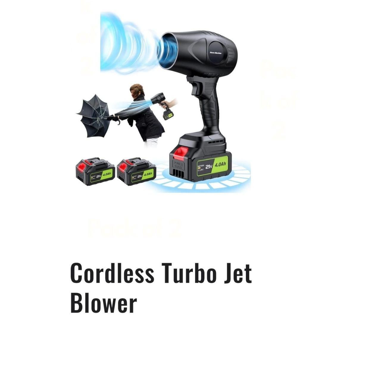 BlendGo Cordless Turbo Jet Blower