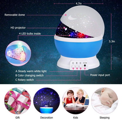 BlendGo Star Moon Night Light
